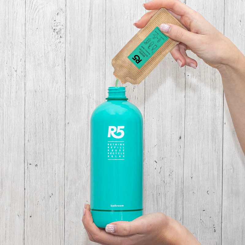 Kit anticalcare bagno flacone + refill R5 LIVING