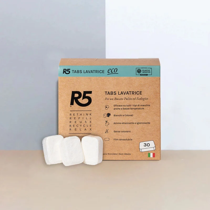 Eco tabs detersivo lavatrice 30 pz. R5 LIVING