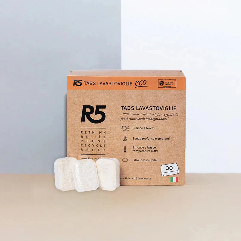 Eco tabs detersivo lavastoviglie 30 pz. R5 LIVING
