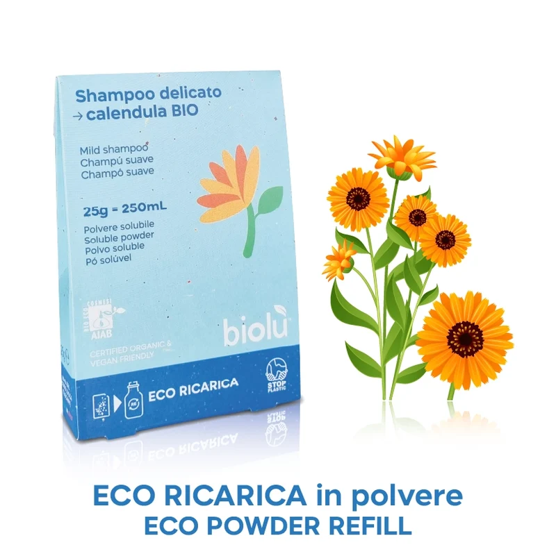Shampoo delicato da sciogliere BIOLU'
