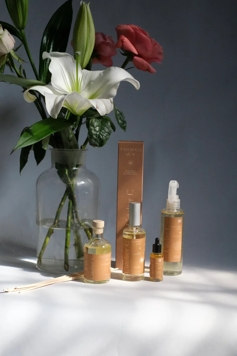 Linea casa e biancheria Patchouli e Musk
