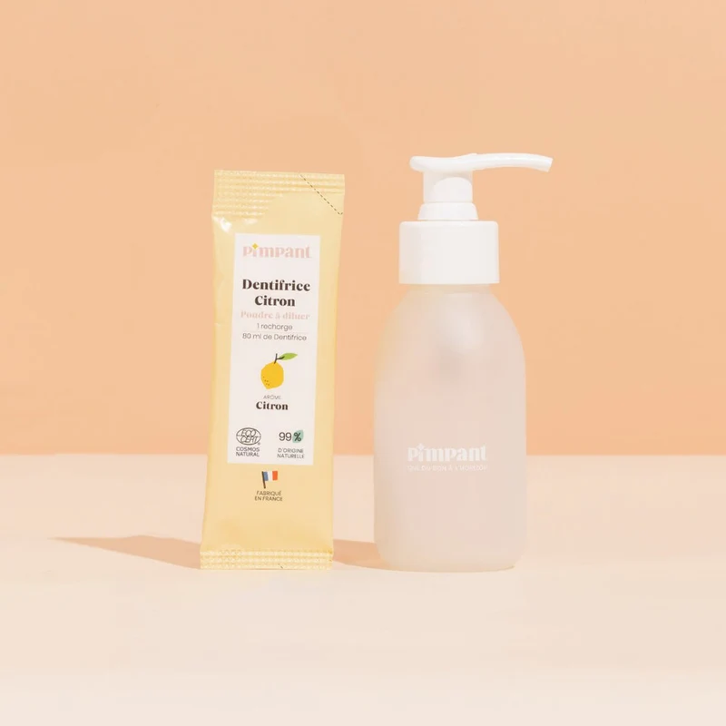 Kit dentifricio limone con fluoro solubile PIMPANT