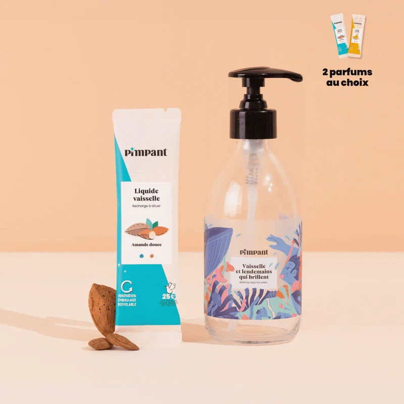 Kit detersivo piatti mandorle solubile PIMPANT