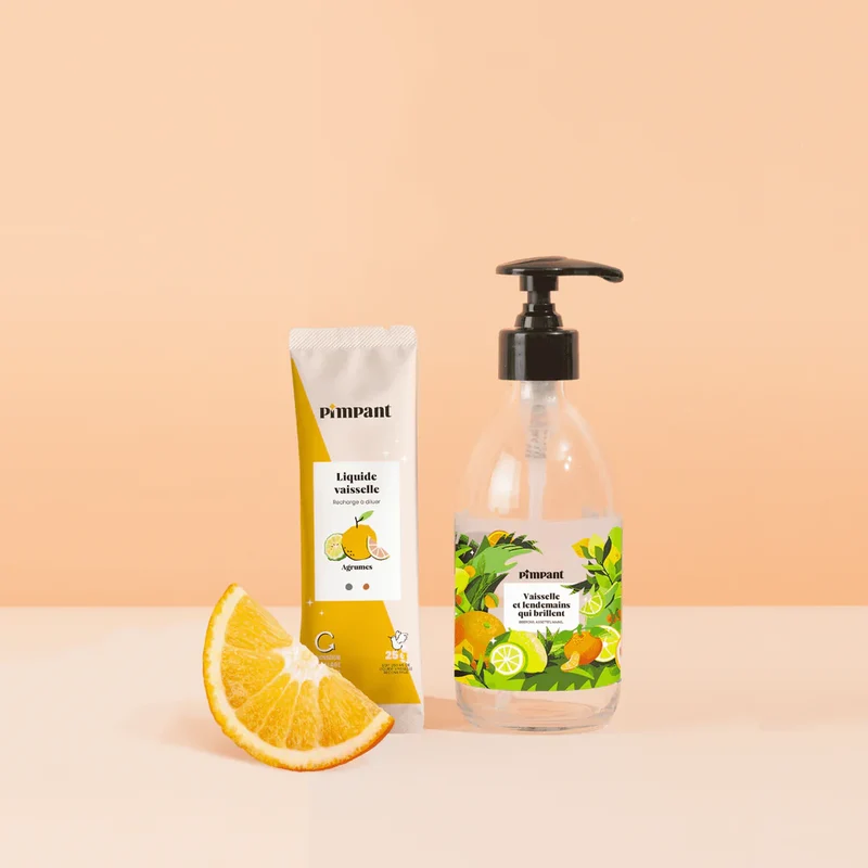 Kit detersivo piatti agrumi solubile PIMPANT