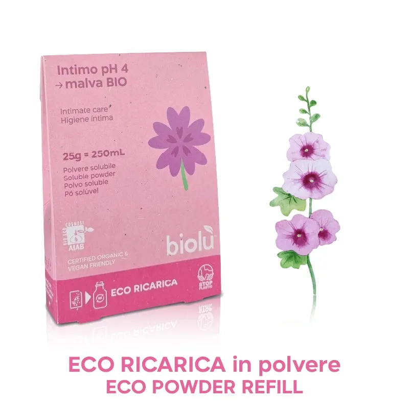 Detergente intimo da sciogliere ph 4 BIOLU'