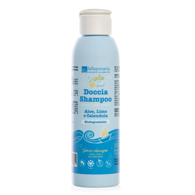 Doccia shampoo bio barca mare camping LA SAPONARIA