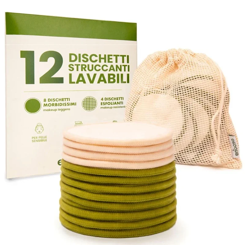Dischetti struccanti lavabili 12 pz ENOOSO
