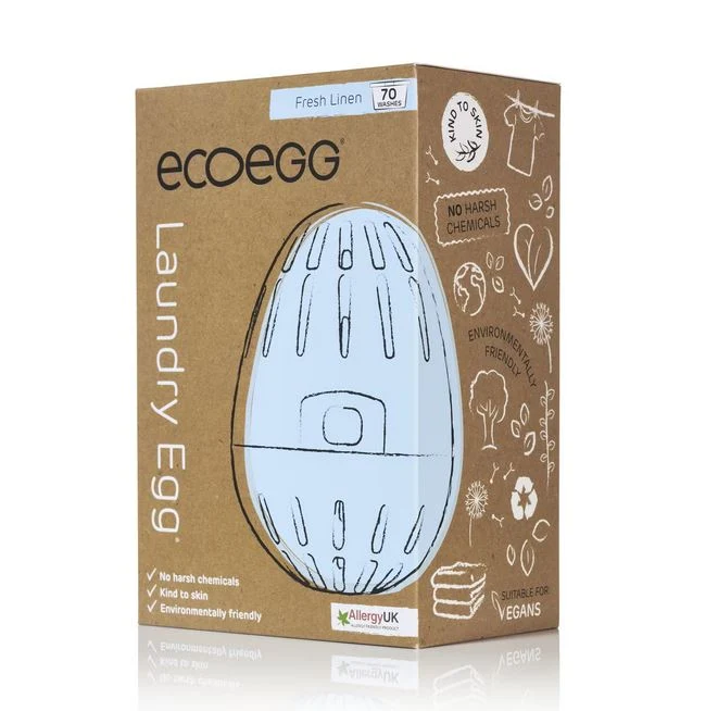 Uovo da bucato + 70 lavaggi fresh linen ECOEGG