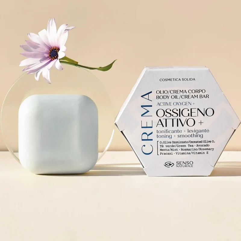 Olio corpo solido ossigeno attivo rassodante SENSO NATURALE