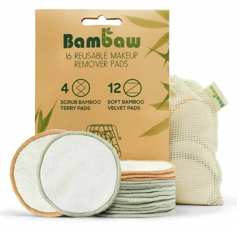 16 Dischetti struccanti lavabili BAMBAW