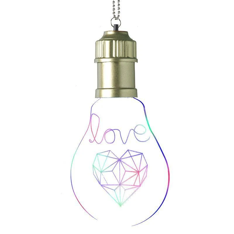 Decoro Lampadina Led Love