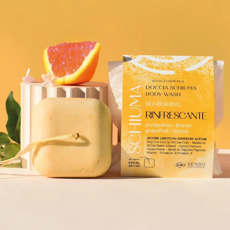 Bagnodoccia solido fitoschiuma rinfrescante SENSO NATURALE