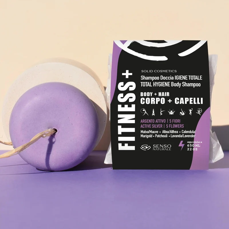 Shampoo doccia solido Fitness+ SENSO NATURALE