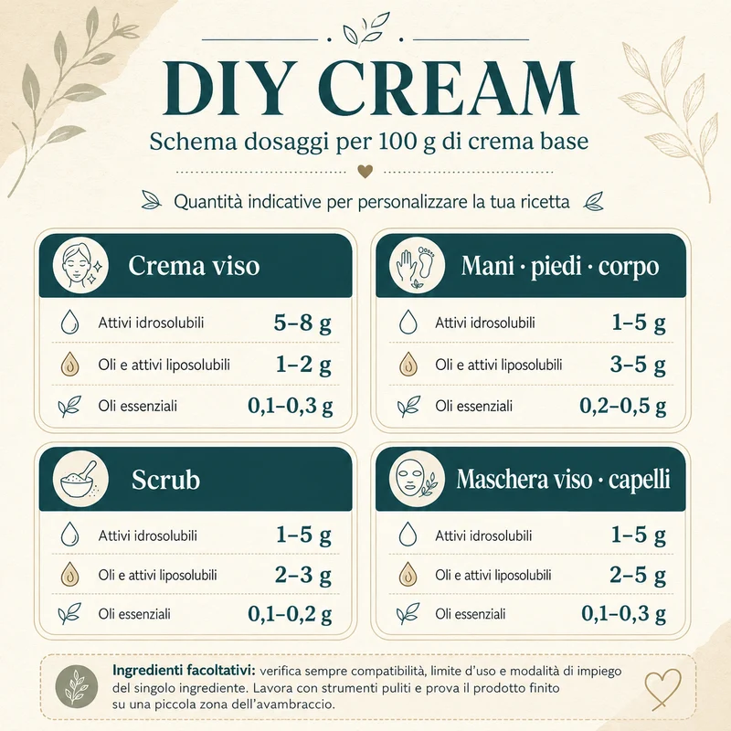 Crema idratante base neutra bio DIY LA SAPONARIA