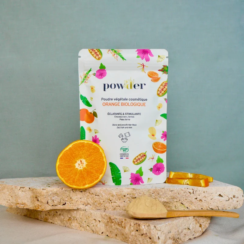 Maschera capelli in polvere all'arancia POWDER