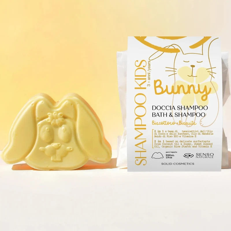 Shampoo doccia solido bimbi "Bunny" SENSO NATURALE