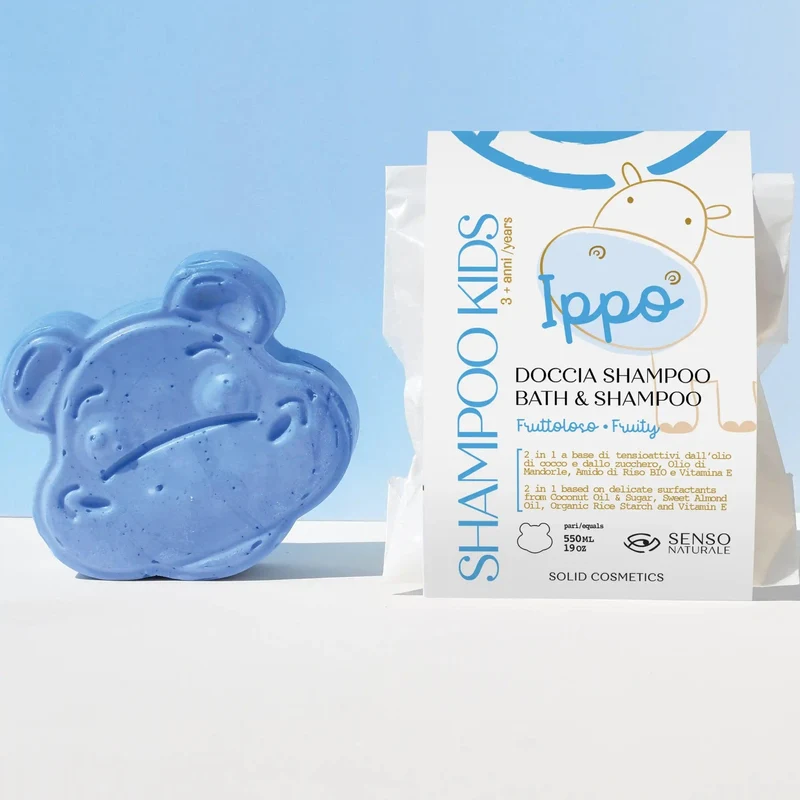 Shampoo doccia solido bimbi "Ippo" SENSO NATURALE