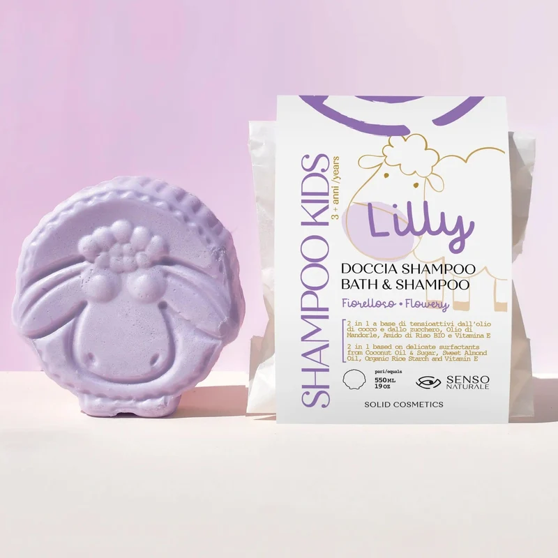 Shampoo doccia solido bimbi "Lilly" SENSO NATURALE