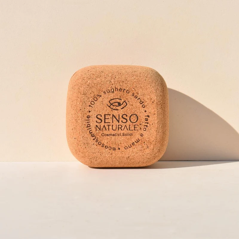 Contenitore quadrato in sughero SENSO NATURALE