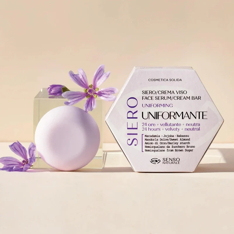 Crema viso solida 24 ore uniformante SENSO NATURALE