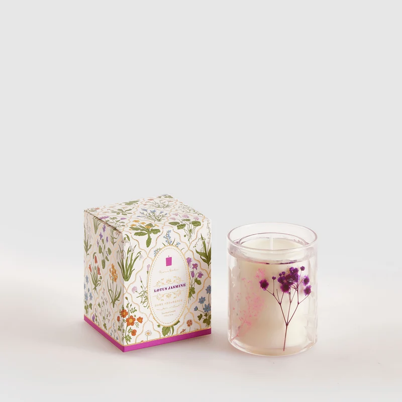 EDG Enzo De Gasperi Candela Profumata Florette 9cm 38 Ore Lotus Jasmine