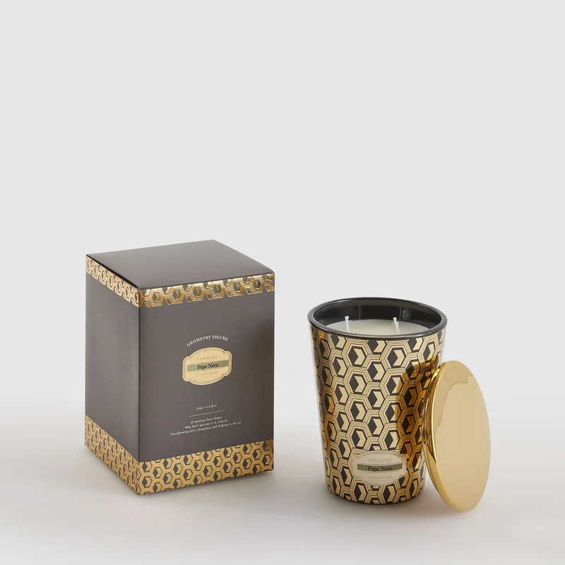 EDG Enzo De Gasperi Candela Profumata Enigma 12cm 40 Ore Black Pepper