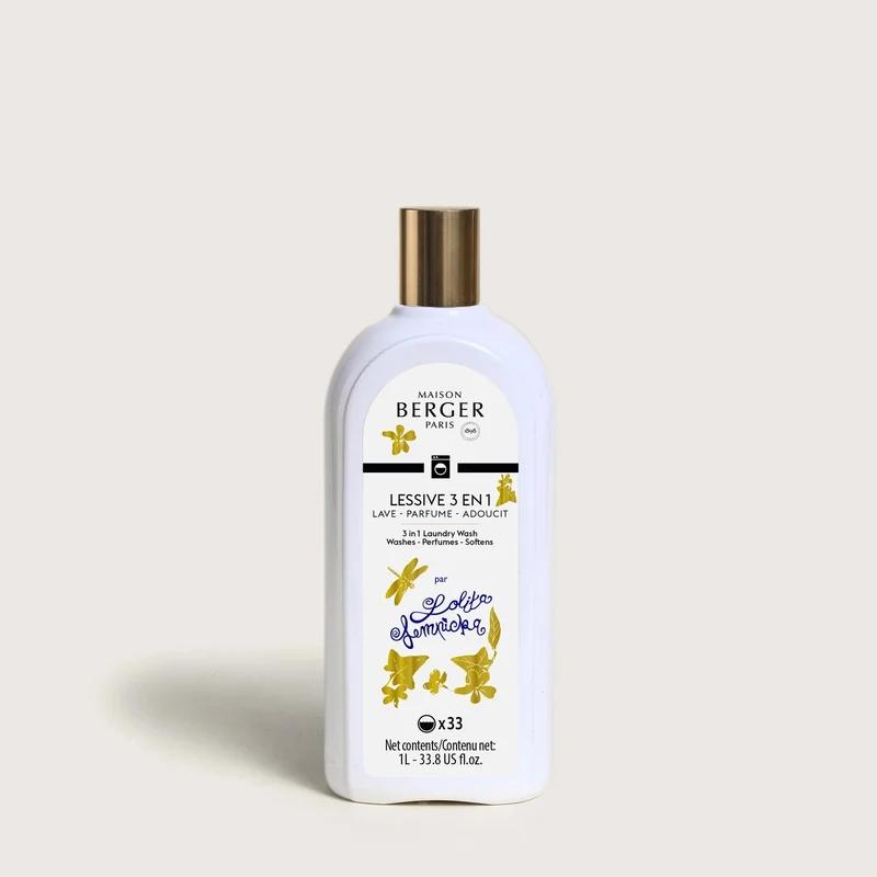 LAMPE BERGER Detersivo Ammorbidente Profumo Bucato 3 in 1 Lolita Lempicka 1L