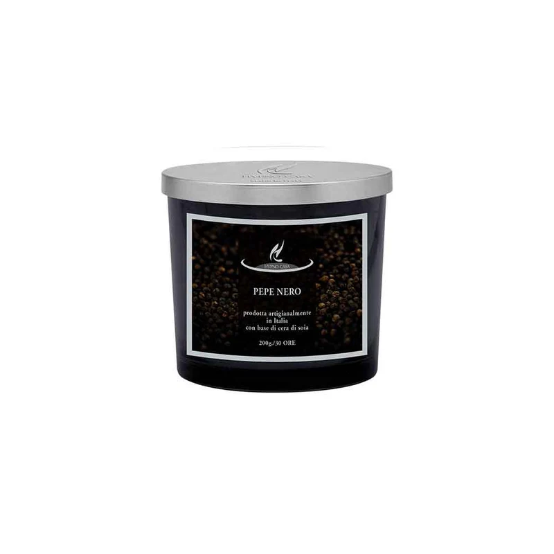 HYPNO CASA CHIC Candela Profumata 200gr Pepe Nero