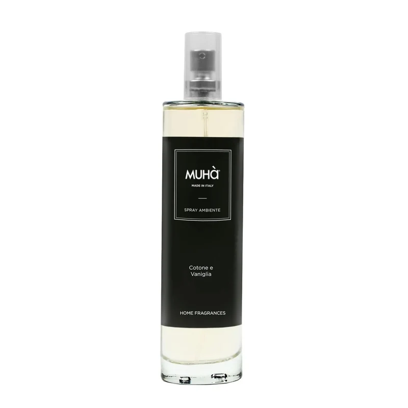 MUHA' Diffusore Spray per Ambienti 100ml Cotone e Vaniglia