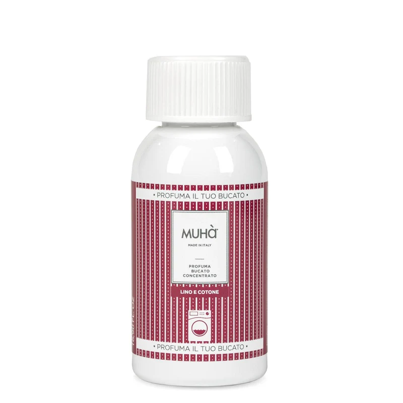 MUHA' Profumo Bucato Lavatrice 100ml Lino e Cotone