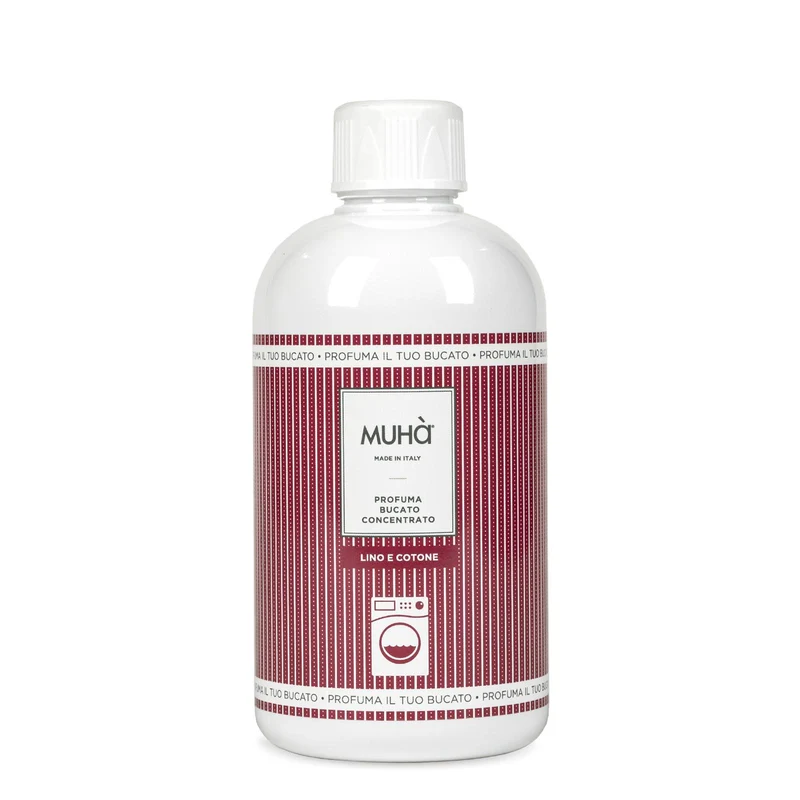 MUHA' Profumo Bucato Lavatrice 400ml Lino e Cotone