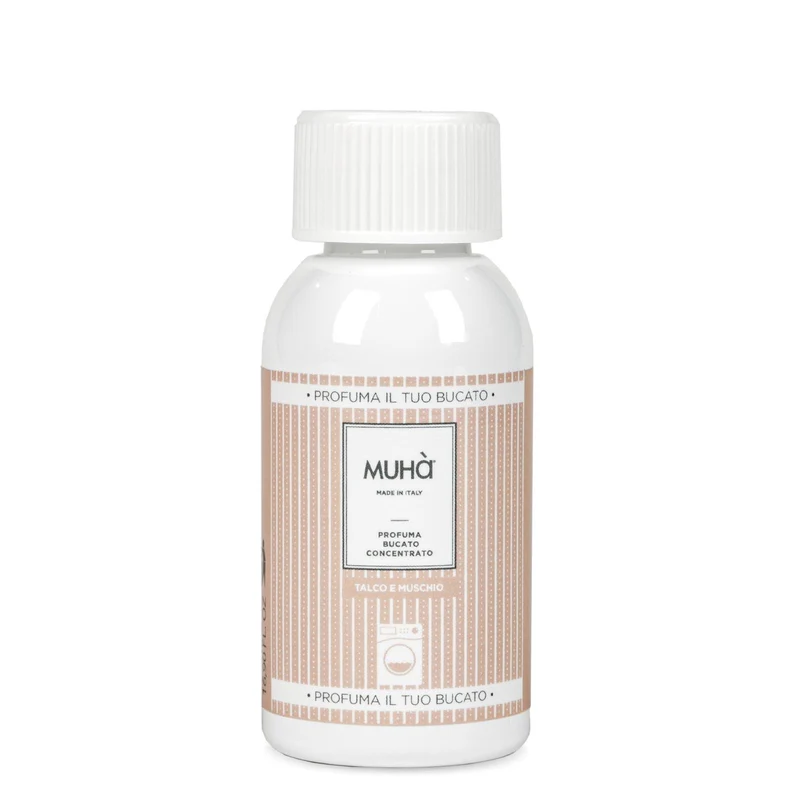 MUHA' Profumo Bucato Lavatrice 100ml Talco e Muschio