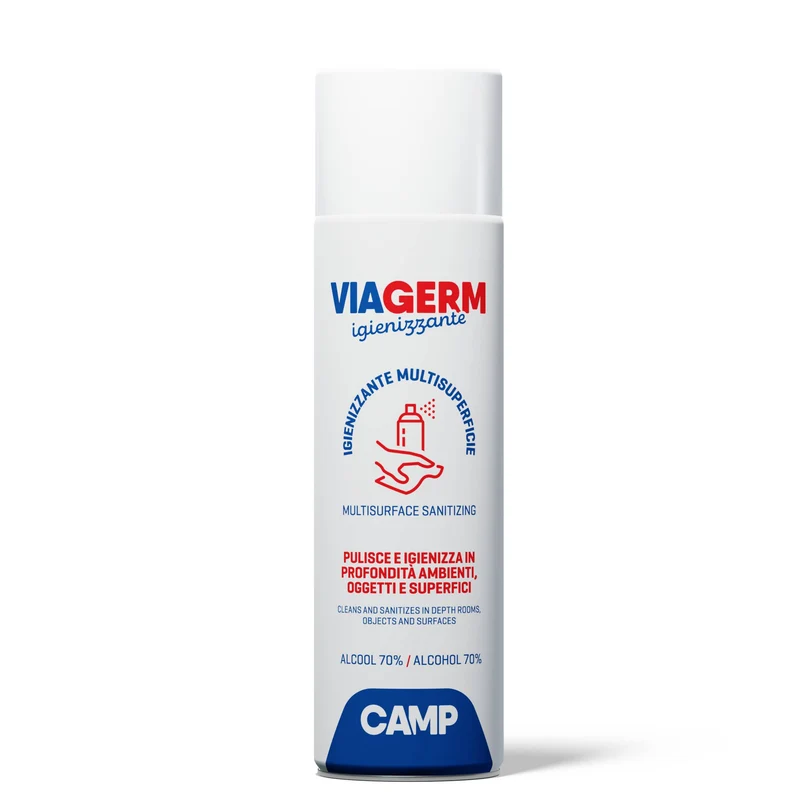 Viagerm Igienizzante Multisuperficie Spray - Igienizzante superfici con alcool 70%
