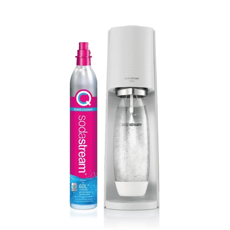 Gasatore Acqua Frizzante Sodastream Terra Bianco