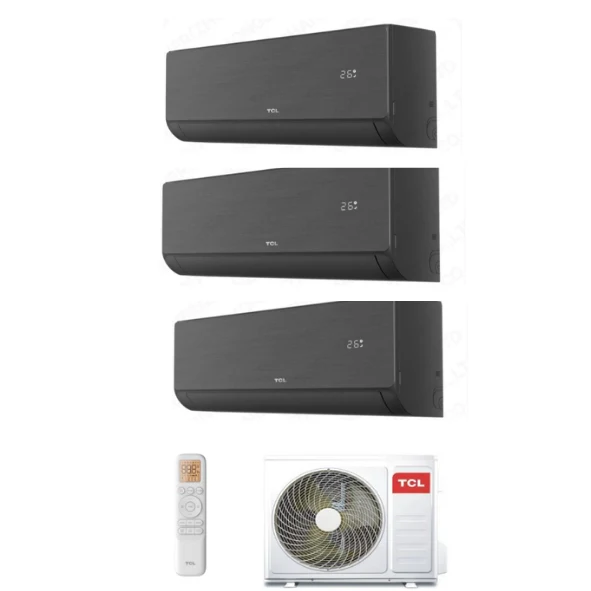 Condizionatore Climatizzatore Trial Split Inverter TCL Modello Serie SaveIN F8 Wi Fi 9000+9000+9000 BTU Con MT2730 R-32 Wi-Fi Integrato 9+9+9