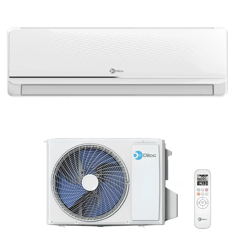 Condizionatore Climatizzatore Diloc Atlas Monosplit Inverter R-32 12000 BTU - Wi-Fi Integrato