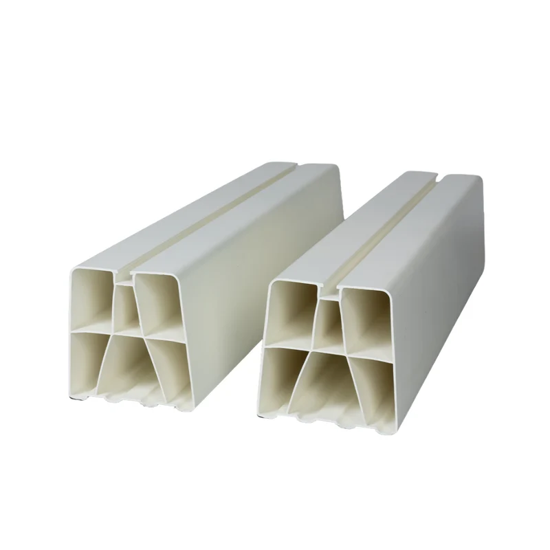 VECAMCO Coppia Basi a Pavimento in PVC 100x100 L450 - Cod. 9898-036-08