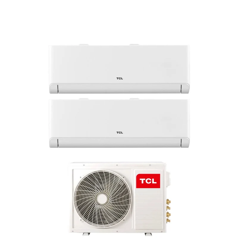 Condizionatore Climatizzatore Dual Split Inverter TCL Modello BreezeIN P5 9000+12000 BTU Con MT1821 R-32 Wi-Fi Integrato 9+12