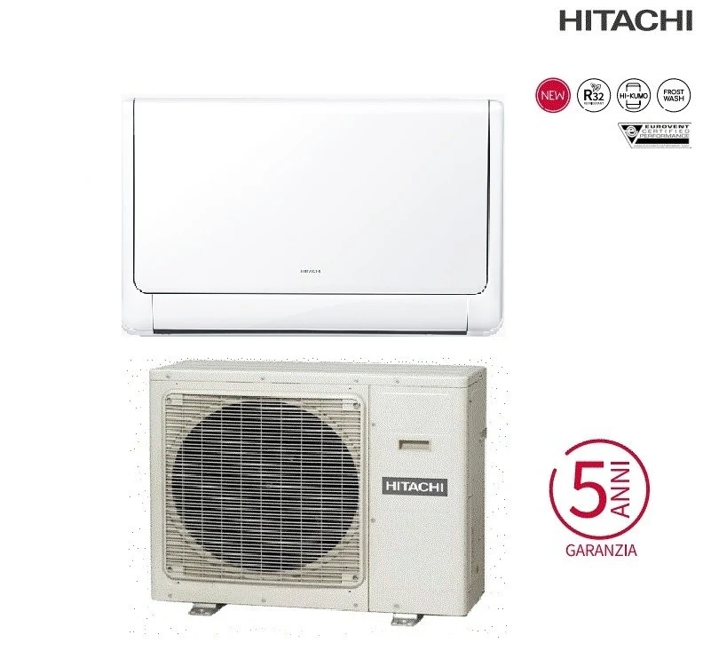 Condizionatore Climatizzatore Hitachi Monosplit Inverter Akebono a Pavimento R32 9000 BTU RAF-25RXE Wi-Fi Optional CON STAFFA OMAGGIO **PROMO**