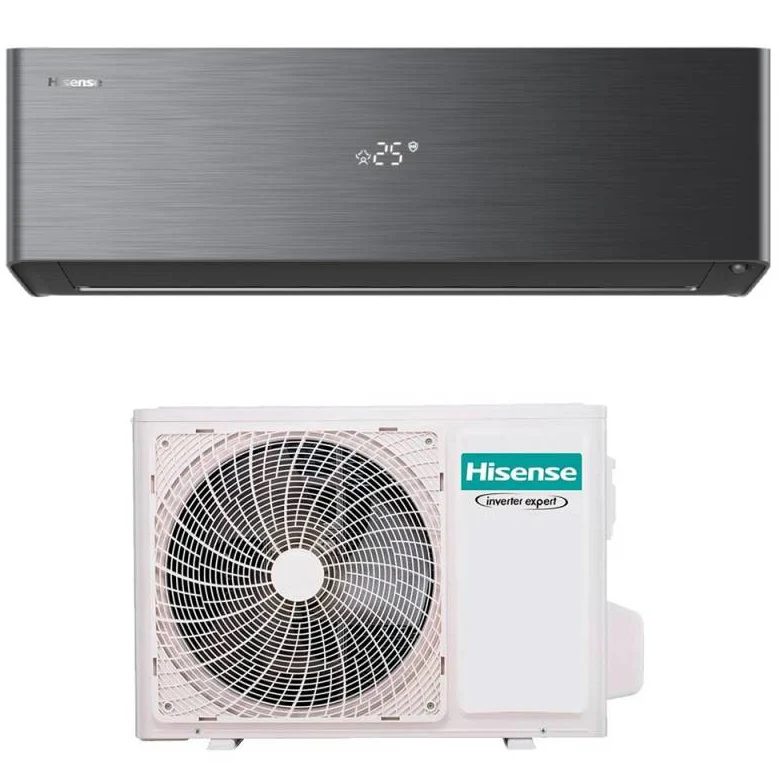 Condizionatore Climatizzatore Hisense Monosplit Inverter R-32 Modello Energy Pro X Black 18000 BTU QH50BV0BG Wi-Fi Integrato