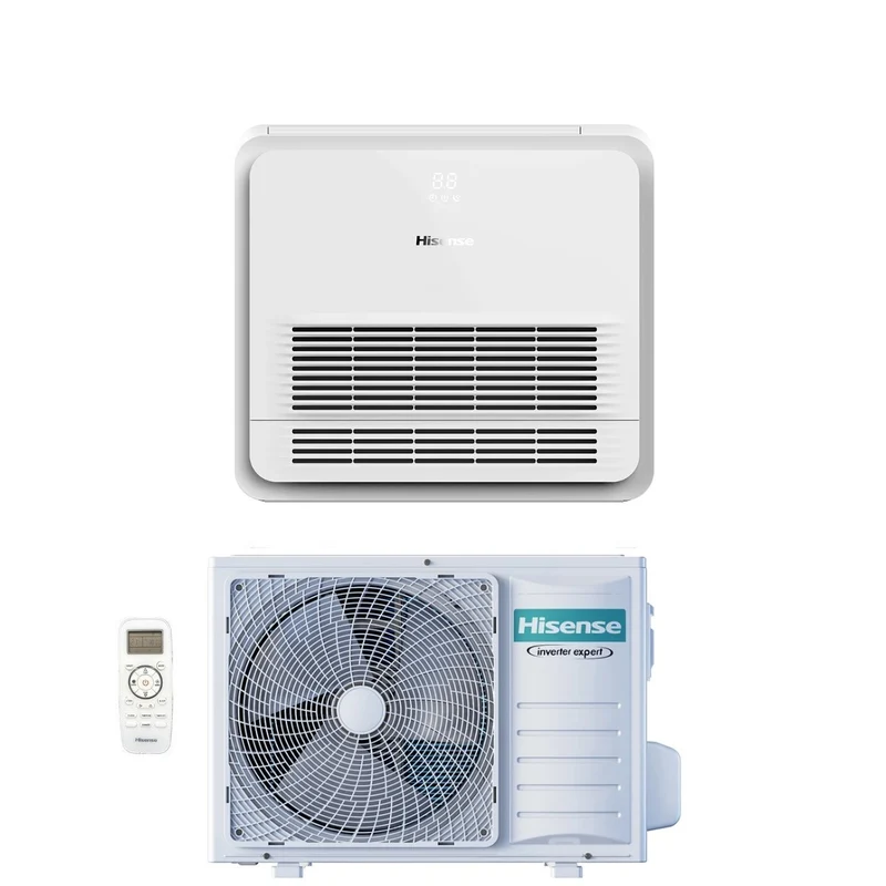 Condizionatore Climatizzatore Hisense Inverter A Console Monosplit R-32 AKT52UR4RK8/AUW52U4RJ8 18000 BTU Wi-Fi Optional - Comando Incluso