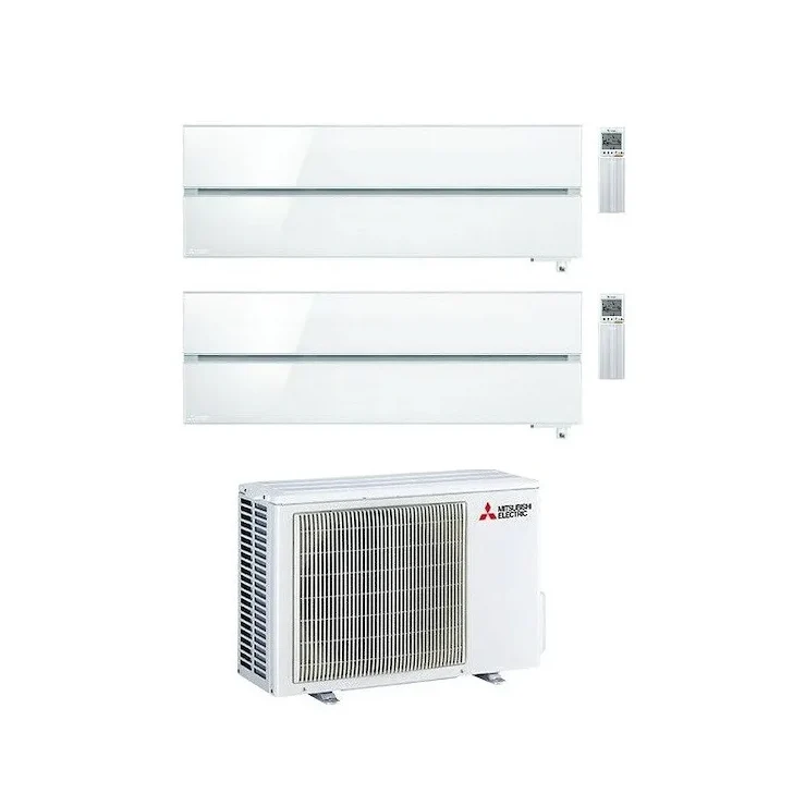 Condizionatore Climatizzatore Mitsubishi Electric Dual Split Kirigamine Style Pearl White R-32 18000+18000 BTU Con MXZ-5F102VF2 18+18