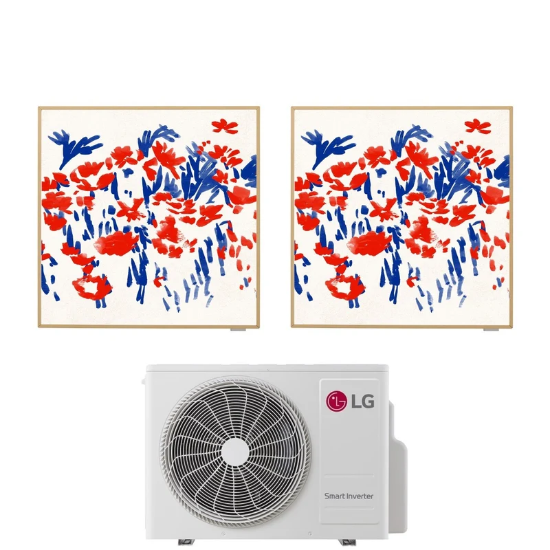 Condizionatore Climatizzatore LG Dual Split Inverter R-32 Artcool Gallery Photo 9000+9000 Btu con MU2R15 Wi-Fi Integrato