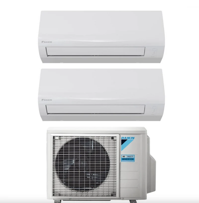 Condizionatore Climatizzatore Daikin Dual Split Inverter Serie Siesta R-32 9000+9000 BTU Con 2AMXF50A Wi-Fi Integrato