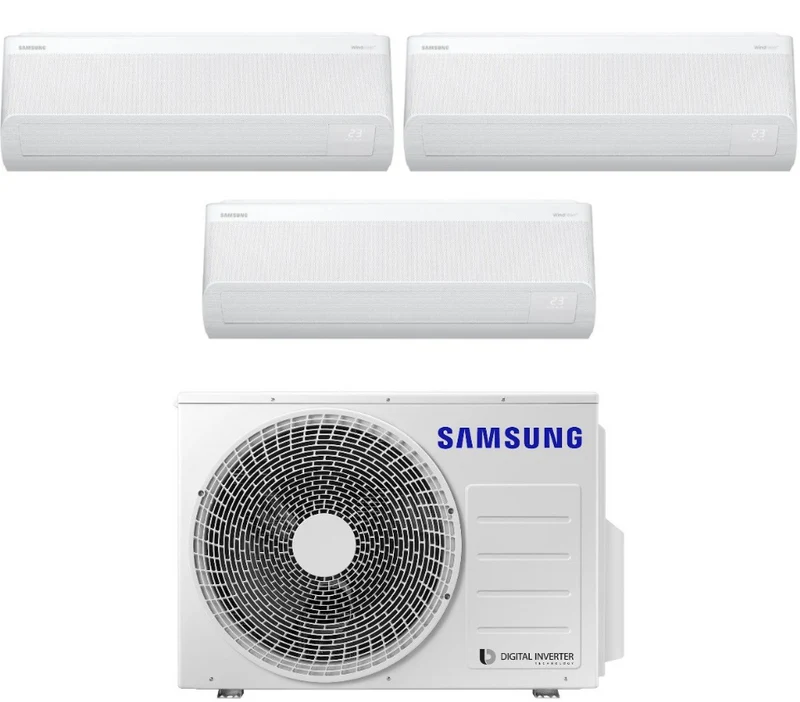 Condizionatore Climatizzatore Samsung Trial Split Inverter Windfree Avant S2 R-32 9000+9000+9000 BTU Wi-Fi Integrato Con AJ052TXJ3KG/EU 9+9+9