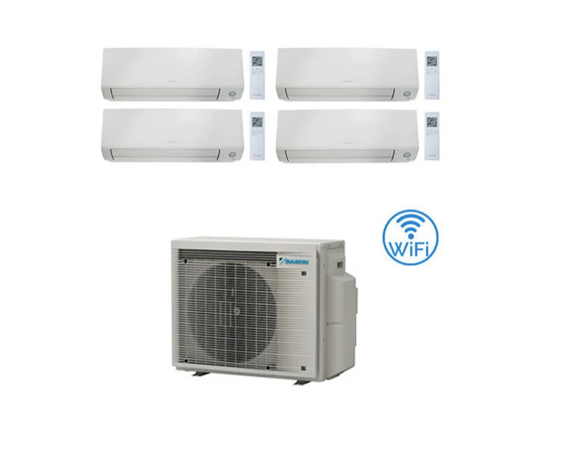 Condizionatore Climatizzatore Daikin Perfera All Seasons Quadri Split Inverter R-32 7000+7000+9000+9000 con 4MXM68A9 Wi-Fi Integrato