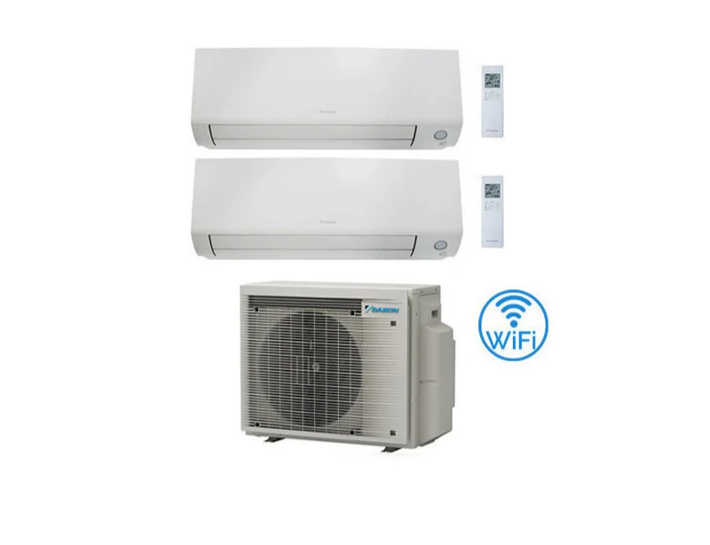 Condizionatore Climatizzatore Daikin Perfera All Seasons Dual Split Inverter R-32 9000+12000 con 2MXM68A9 Wi-fi integrato