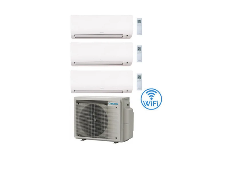 Condizionatore Climatizzatore Trial Split Inverter R-32 Daikin Comfora 7000+9000+9000 con 3MXM52A9 con Wi-Fi Integrato
