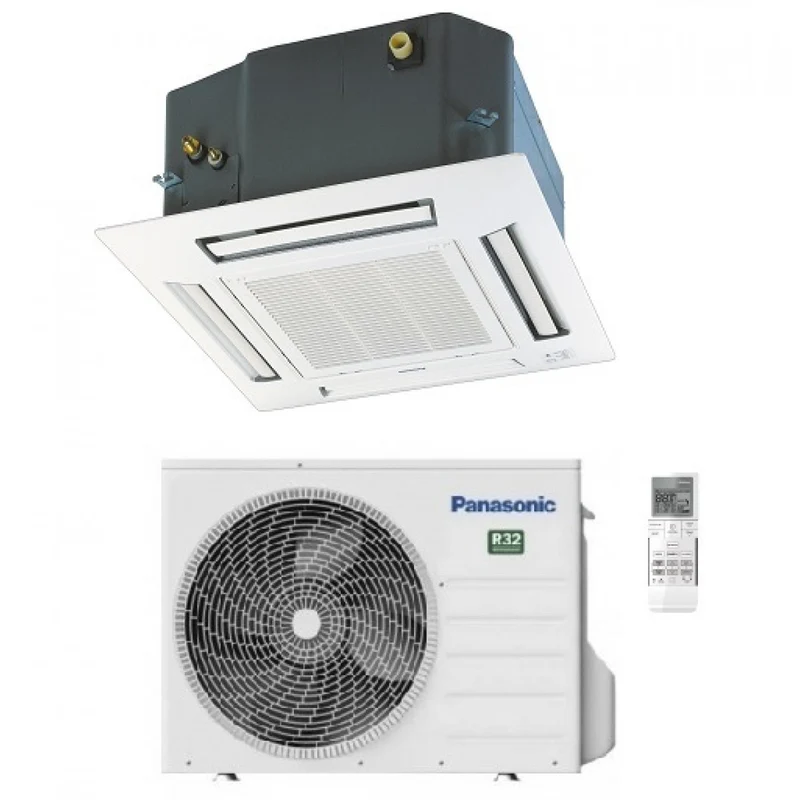 Condizionatore Climatizzatore Panasonic A Cassetta A 4 Vie 90x90 PACI NX STANDARD R-32 S-1014PU3E 30000 BTU