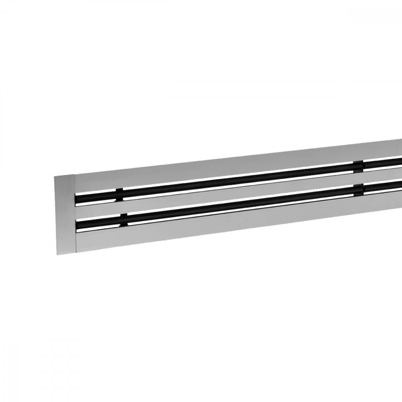 Diffusori Lineari 4 Feritoie in Alluminio Anodizzato Brofer DLN40 Con Serranda a Scorrimento e Deflettore a Goccia Varie Misure